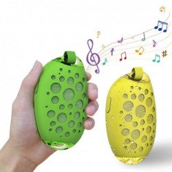 Mango shaped - wireless Bluetooth speakers - waterproof - with metal clip