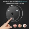 Doorbell peephole camera - auto-record - night vision - home security