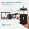 Smart video doorbell - with peephole / PIR motion detection / APP / WiFi - remote controlSecurity cameras
