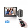 Smart video doorbell - with peephole / PIR motion detection / APP / WiFi - remote controlSecurity cameras