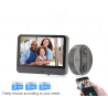 Smart video doorbell - with peephole / PIR motion detection / APP / WiFi - remote controlSecurity cameras