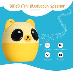 Mini Bluetooth speaker - wireless - hands free calling - camera shutter - animals shapeBluetooth speakers