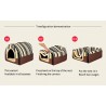Fashionable pet house - dogs / cats - foldable