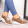 Classic flats loafers - high platform slip-on sneakers - breathable mesh