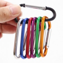 Carabiner buckle keychain 5 pieces - outdoor activity - safety - multicolor - camping - hiking - high quality