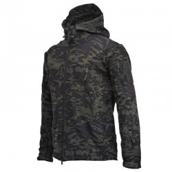 Male Jacket Outdoor Soft Shell Fleece Men's And Women's Windproof Waterproof Breathable And Thermal Three In One Youth Hooded