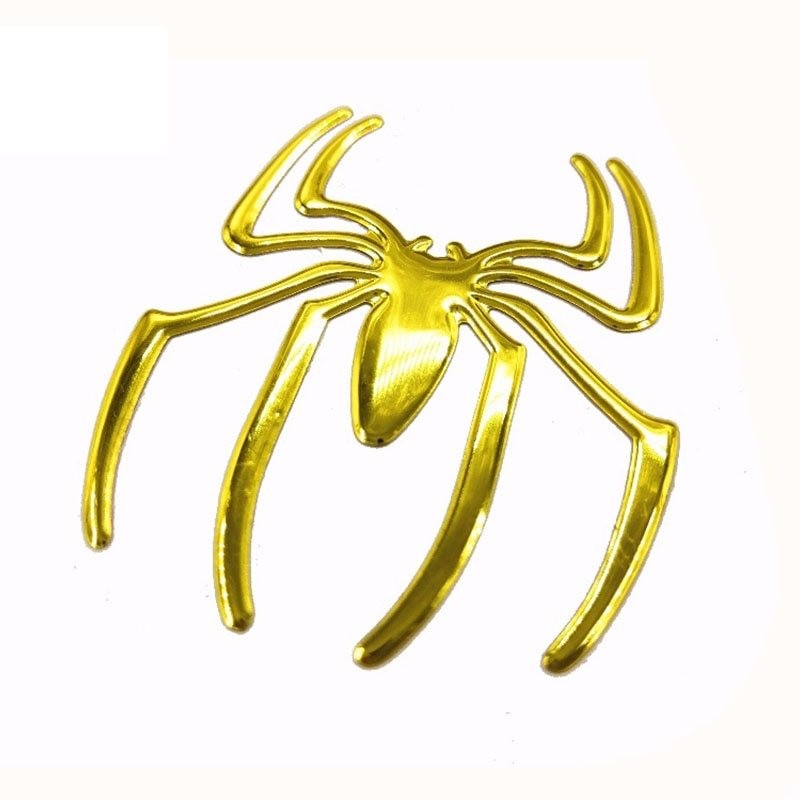 Spider 3D - adesivo per auto - cromato