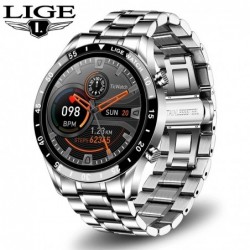 LIGE 2021 smartwatch - bluetooth - sport watch for men - heart rate monitoring - music control - waterproof