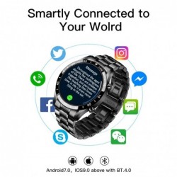 LIGE - Smart Watch - Bluetooth - heart rate monitoring - music control - waterproofWatches