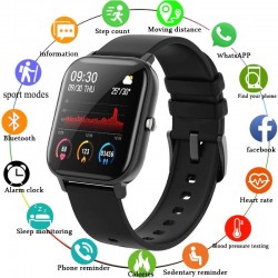 LIGE P8 smart watch for men and women -sports fitness - tracker IPX7 - waterproof - lED full touch screen suitable