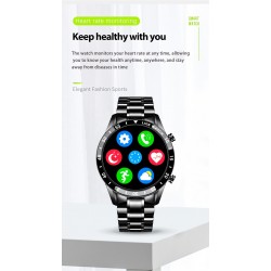 LIGE - Smart Watch - Bluetooth - heart rate monitoring - music control - waterproofWatches