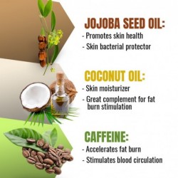 Slimming cream - thermoactive gel - fat burning / anti cellulite effectMassage