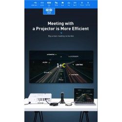 Baseus - USB-C 3.0 / HUB type-C to HDMI - RJ45 VGA SD / TF - power adapter - 17 in 1 docking station for Macbook ProStands