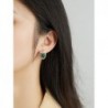 Earrings For Women Shining Clear Cubic Zirconia Romantic Rose Gold Copper Earring Anniversary Fashion Jewelry