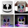 Marshmallow DJ helmet - luminous face mask - with LEDParty