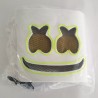 Marshmallow DJ helmet - luminous face mask - with LEDParty