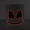 Marshmallow DJ helmet - luminous face mask - with LEDParty