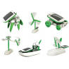 Giocattoli robot 6 in 1 - kit educativo - alimentato da energia solare