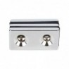N52 - neodymium magnet - strong countersunk block - 40mm * 20mm * 5mm - with double 5mm hole - 3 pieces