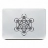 Cubo di Metatron - adesivo geometria sacra - per auto / laptop / finestra