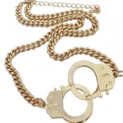 Trendy short necklace - love handcuffs - unisexNecklaces