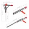 Fishing rod holder - bracket - automatic spring - adjustable - foldable - stainless steel