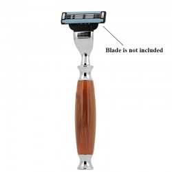Manual razor - handle for Mach 3 razor blades