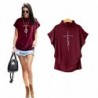 Short sleeve t-shirt - classic top - Faith Cross printed