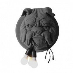 Nordic style - Bulldog's head with bulbs - LED wall lamp