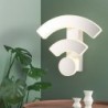 Applique moderne en acrylique - LED - Design WiFi