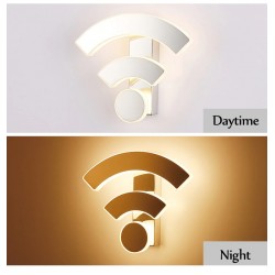 Applique moderne en acrylique - LED - Design WiFi