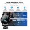 Smart Watch - montre électronique en acier - LED - numérique - étanche - fréquence cardiaque / tension artérielle