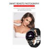 Smart Watch - montre électronique en acier - LED - numérique - étanche - fréquence cardiaque / tension artérielle
