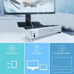 Bluedio LS - computer speaker - soundbar - USB wired - Bluetooth - with microphoneBluetooth speakers