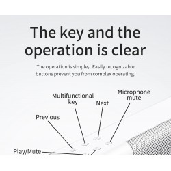 Bluedio LS - computer speaker - soundbar - USB wired - Bluetooth - with microphoneBluetooth speakers