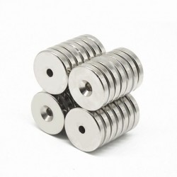 1~30PCS 50x5-6mm Permanent NdFeB Strong Magnets 50*5 Hole 6mm Round Countersunk Neodymium Magnet 50x5-6 Big Disc Magnet 50*5-6