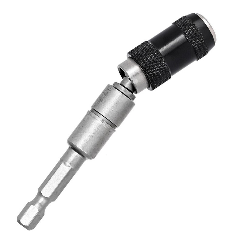 Magnetic Screw Drill Bit Adjustable Magnetic Pivoting Tip Holder 1/4" Hex Shank Electric Screwdriver Drill Extensions Adapter