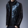 Fashionable short jacket - shiny down winter windbreaker