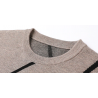 Elegant knitted sweater - big letter printHoodies & Sweatshirt