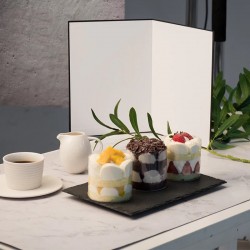 Thick photographic cardboard - collapsible - white / black / silver reflective paper - A3 / A4Reflection screens