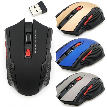 Wireless mouse - with USB receiver - 2000DPI - 2.4GHzMouses