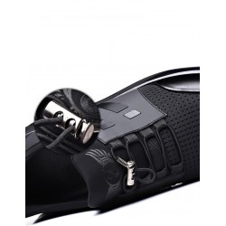 Fashionable men's sneakers - breathable - genuine leather