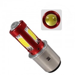 Motorcycle light bulb - LED BA20D H6 - Hi/Lo Beam - 12V-80V
