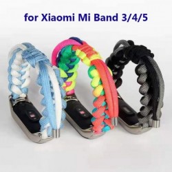 Bracelet en tissu tressé - pour Xiaomi Mi Band 3 / 4 / 5 / 6