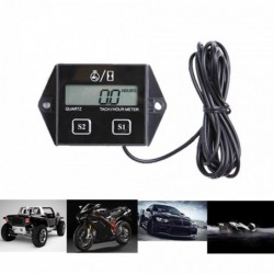 Digital engine tachometer - hour meter gauge - RPM - LCD - for motorcycles / cars / boatsDiagnosis