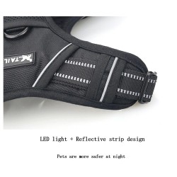 Dog's harness - with LED - adjustable - reflective - waterproofCollars & Leads