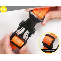 Dog harness - reflective nylon - adjustableCollars & Leads