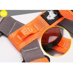 Dog harness - reflective nylon - adjustableCollars & Leads