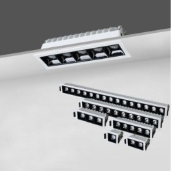 LED ceiling light - recessed strip - CREE - COB - indoor - dimmable - 2W - 30W