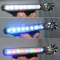 Car light - LED strip - DRL - RGB - wind energy - 2 pieces